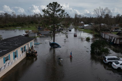 Aftermath of Hurricane Ida in Louisiana