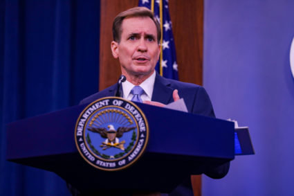 Press conference at Pentagon