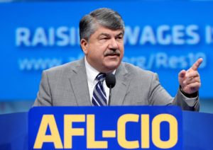 FILE PHOTO: Richard Trumka president of American Federation of Labor-Congress of Industrial Organizations speaks during th...