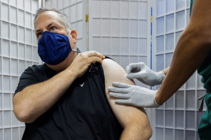 COVID-19 vaccine booster dose administered in Schwenksville