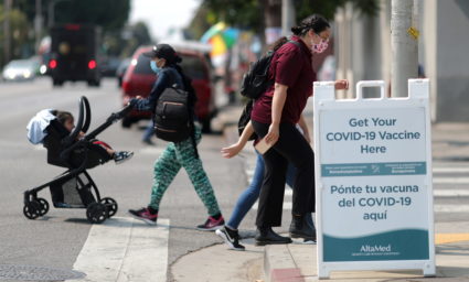 FILE PHOTO: COVID-19 vaccinations in Los Angeles