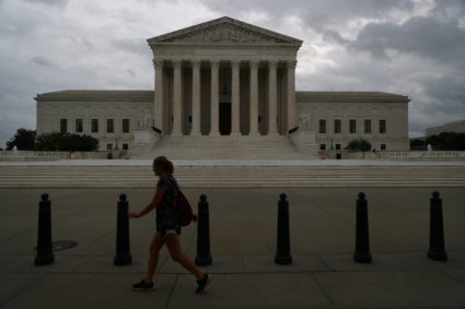 The U.S. Supreme Court following an abortion ruling by the Texas legislature