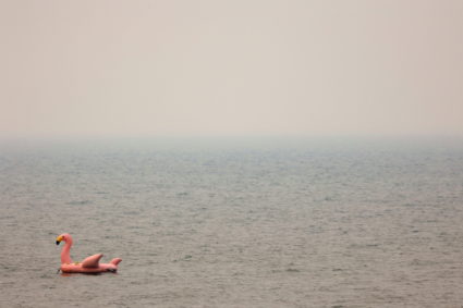 The Caldor Fire burns near South Lake Tahoe