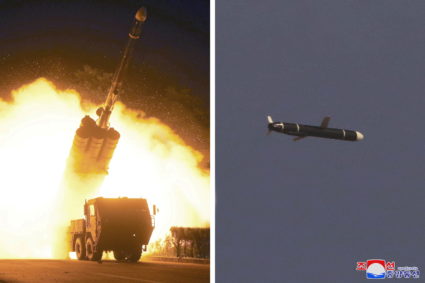 North Korea test-fires long-range cruise missile