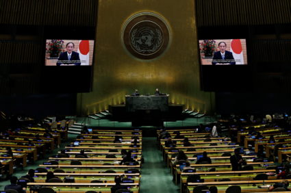 WATCH: Japan prime minister calls Olympics 'symbol of global unity' at U.N. General Assembly
