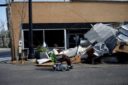 Aftermath of Hurricane Ida in Louisiana