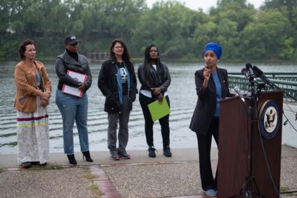 Democratic Congresswomen Hold Line 3 Press Conference