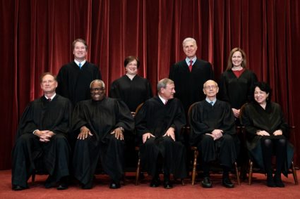 Group Photograph Of U.S. Supreme Court Justices