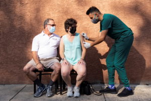 COVID-19 vaccine booster dose administered in Schwenksville