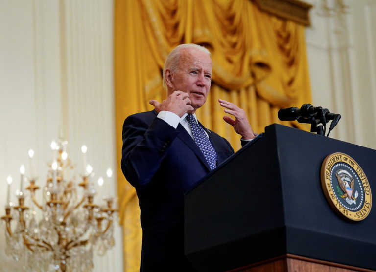 FILE PHOTO: U.S. President Biden hosts labor unions event at the White House in Washington