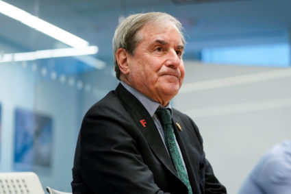 Chairman of the House Budget Committee John Yarmuth (D-KY) speaks during an interview with Reuters in Washington