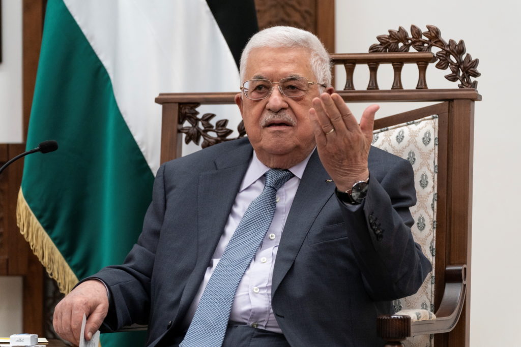 U.S. Secretary of State Antony Blinken meets with Palestinian President Mahmoud Abbas, in Ramallah