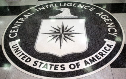 The logo of the U.S. Central Intelligence Agency is shown in the lobby of the CIA headquarters in Langley, Virginia March 3, 2005. Photo by Jason Reed/REUTERS
