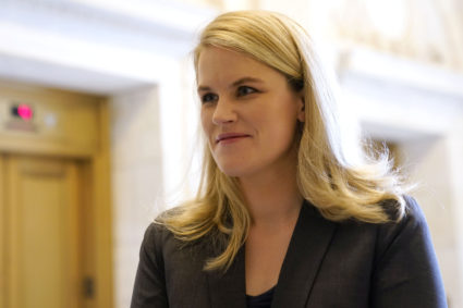 Oct 5, 2021; Washington, DC, USA; Former Facebook product manager Frances Haugen arrives to testify before the Subcommitte...