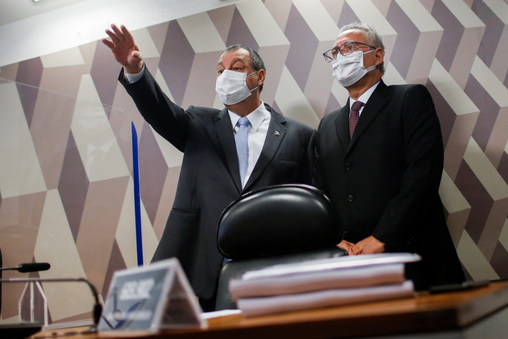 Meeting of the Parliamentary Inquiry Committee (CPI) at the Federal Senate in Brasilia