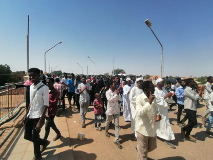 Anti-military protests in northeastern Sudan
