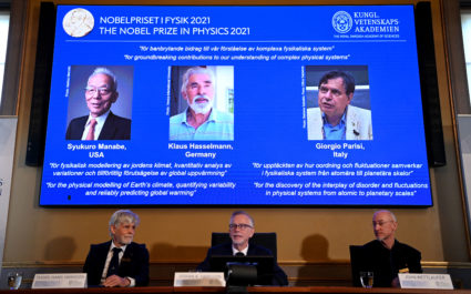 WATCH: Nobel Prize in physics awarded to Syukuro Manabe, Klaus Hasselmann and Giorgio Parisi