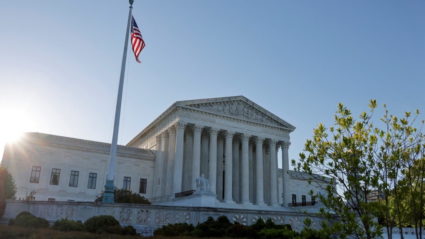 FILE PHOTO: Morning rises over the U.S. Supreme Court building in Washington
