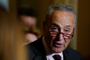 U.S. Senate Democrats hold weekly policy lunch at U.S. Capitol in Washington