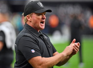 FILE PHOTO: Las Vegas Raiders' head coach Jon Gruden