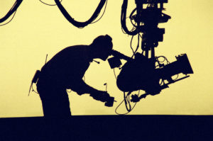 Silhouetted Cameraman