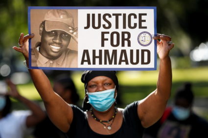 Jury selection in the murder trial of Ahmaud Arbery begins at the Glynn County Courthouse in Brunswick