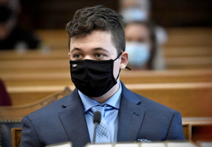 FILE PHOTO: Kyle Rittenhouse appears at his court hearing