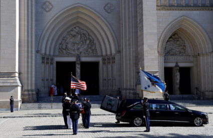 Memorial service for former U.S. Secretary of State Colin Powell