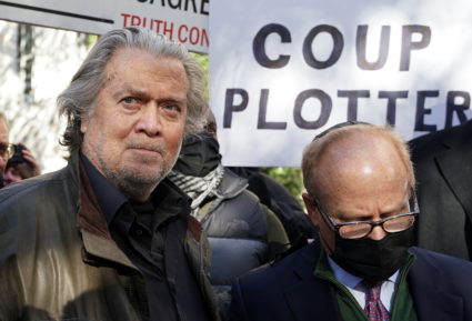 Steve Bannon indicted for refusal to comply with a congressional subpoena, in Washington