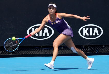 FILE PHOTO: China's Peng Shuai at the Australian Open in 2020