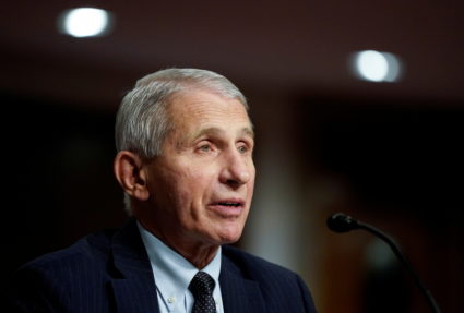 White House Chief Medical Adviser Anthony Fauci in Washington, U.S., November 4, 2021. Photo by Elizabeth Frantz/REUTERS