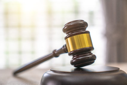 A gavel resting on a desk. File photo provided by Getty Images