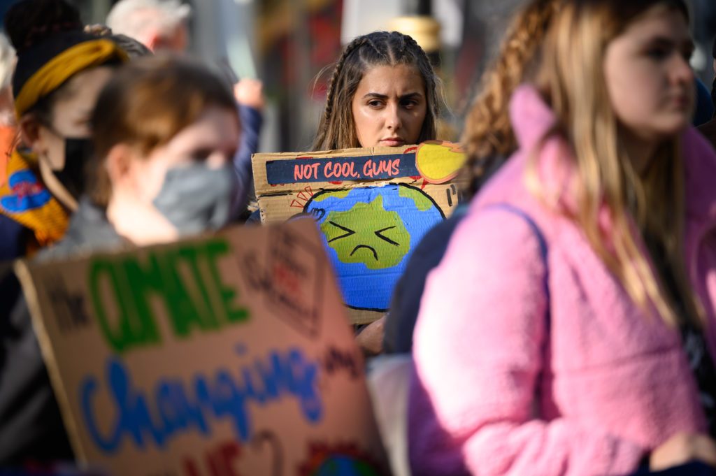 Climate Protest Takes Place In London During COP26
