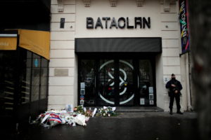 FILE PHOTO: French Muslim clerics leaders pay tribute outside the Bataclan concert venue marking the fifth anniversary of ...