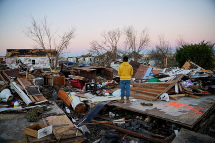 Devastating outbreak of tornadoes ripped through several U.S. states