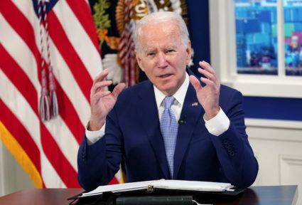 Biden meets with his Supply Chain Disruptions Task Force and private sector CEOs in Washington