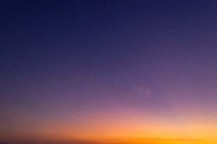 Twilight Sky In The Evening