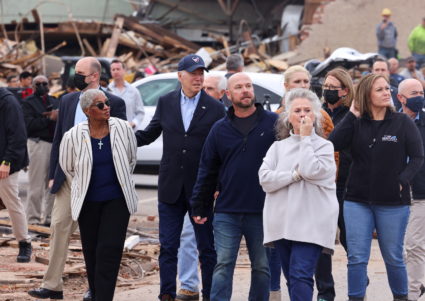 U.S. President Biden visits Kentucky