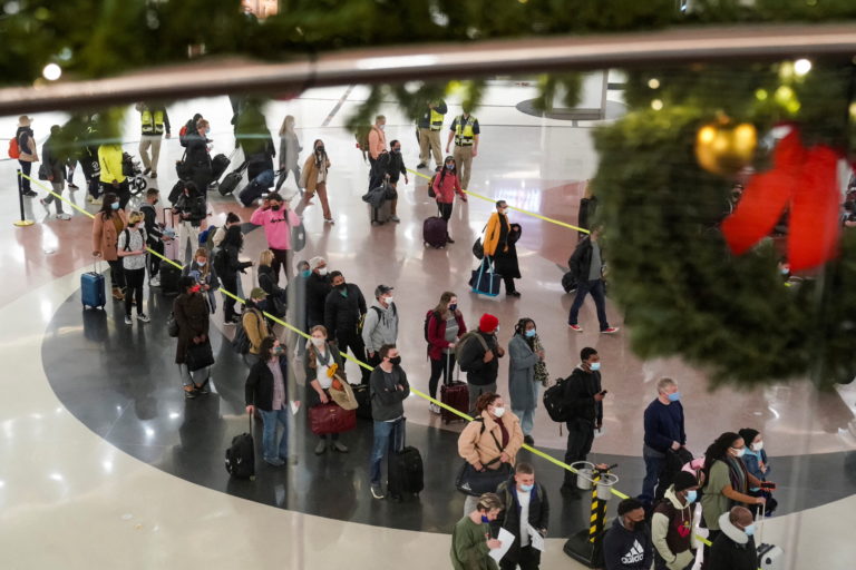Holiday season at Atlanta airport