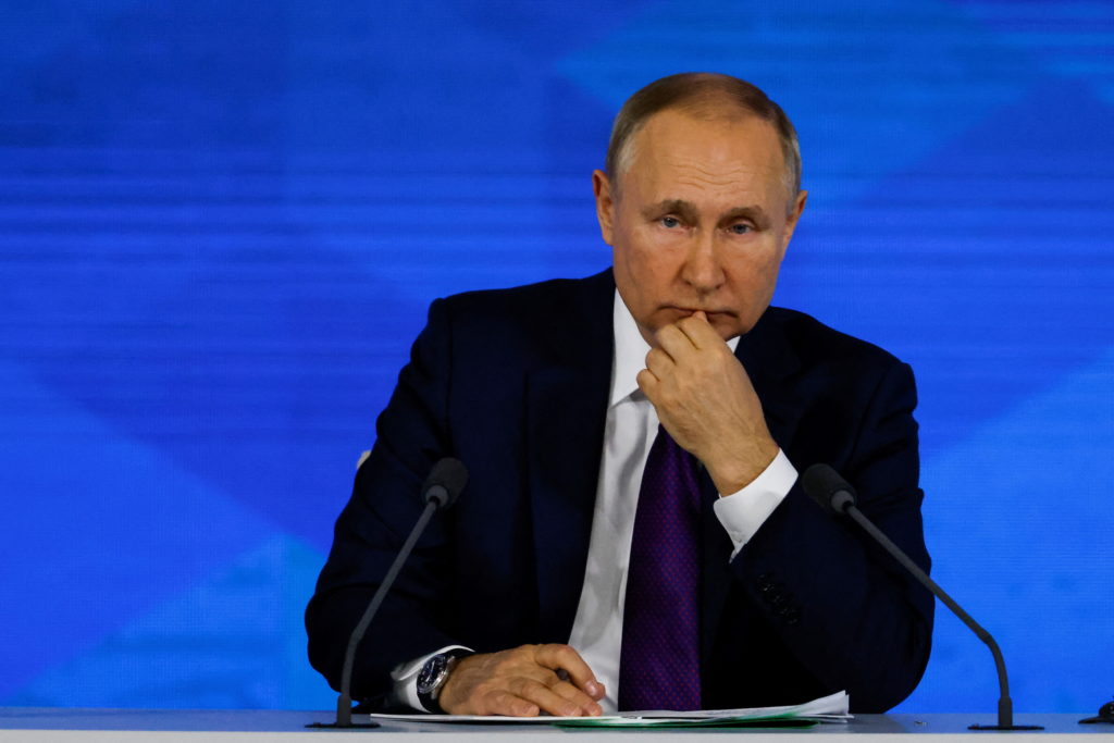 Russian President Putin holds annual news conference in Moscow