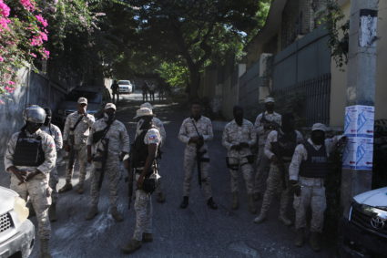 Haitians protest increase in fuel prices, in Port-au-Prince