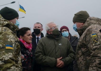 EU's foreign policy chief Josep Borrell visits Luhansk Region
