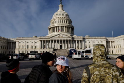 First anniversary of the January 6, 2021 attack on the Capitol by supporters of former President Donald Trump, in Washington