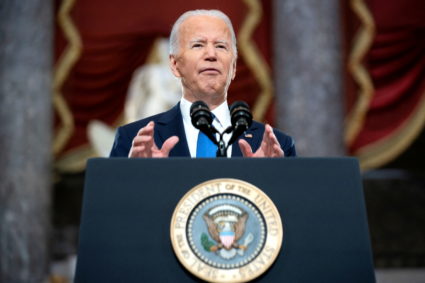 Read Biden's full speech marking anniversary of Jan. 6 attack