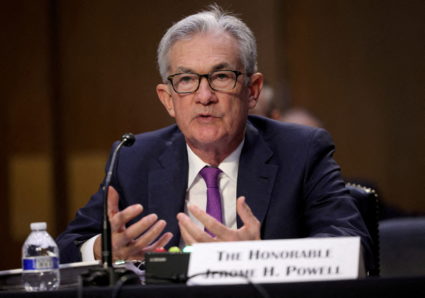 Federal Reserve Chair Jerome Powell testifies during a Senate Banking, Housing and Urban Affairs Committee hearing at the Hart Senate Office Building in Washington, DC, U.S., September 28, 2021. Photo by Kevin Dietsch/Pool via REUTERS