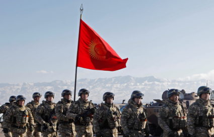 CSTO peacekeeping troops return to Kyrgyzstan after a mission in Kazakhstan