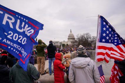 US President Trump Supporters Storm the Capitol in NYC, USA - 6 Jan 2021