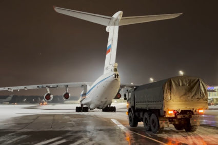 Russian sends peacekeepers to Kazakhstan for CSTO mission