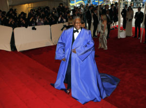 Andre Leon Talley arrives at the Metropolitan Museum of Art Costume Institute Benefit celebrating the opening of Alexander...