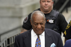 Actor and comedian Bill Cosby leaves at the Montgomery County Courthouse for sentencing in Norristown, Pennsylvania,